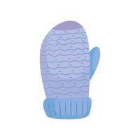 lilac glove wool vector