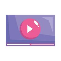 media player template vector