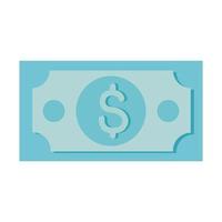 icono de factura de dinero vector