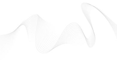 Abstract wavy stripes on a white background isolated. Wave line art, Curved smooth design. Vector illustration EPS 10.