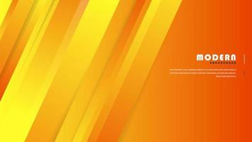 Modern Abstract Stripe Dynamic Orange Background. Can Be Used For Banner, Poster Or Websites vector