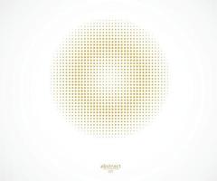 Halftone dotted abstract background circularly distributed. Halftone effect vector pattern. Circle dots isolated on the white background