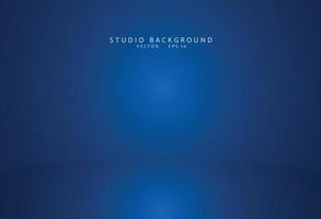 Empty blue studio room Backdrop. Light interior with copyspace for your creative project . Vector illustration EPS 10