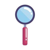 magnifying glass device vector