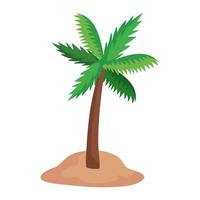 icono de palmera vector