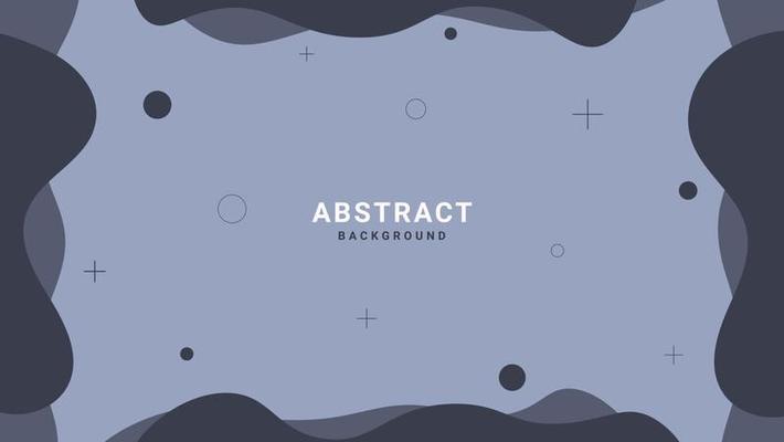 Black Dynamic Liquid Shape Abstract Geometric Background. Good For Banner, Motion, Frame Or Presentation