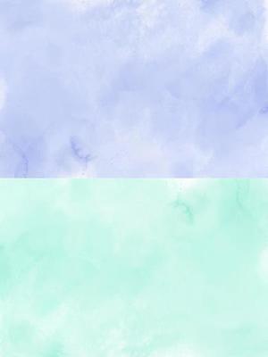 Mint and blue gradient watercolor background