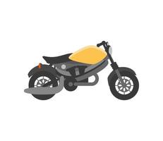 motorbike transport flat vector