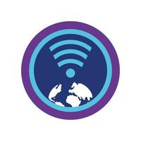 world connection internet vector