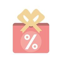 gift with percent signal vector