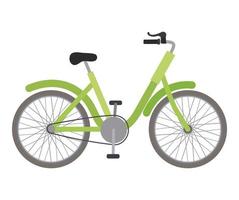 green bike design vector