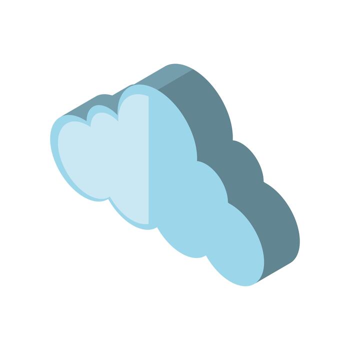 Cloud Computing Isometric Vector Art, Icons, and Graphics for Free Download