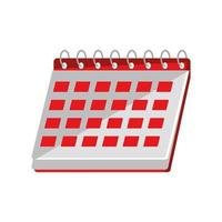 calendar flat icon vector