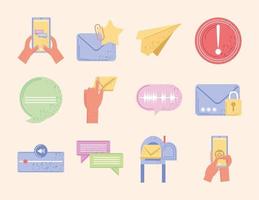 message communication set vector