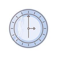 time clock hour vector