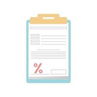 clipboard business interest vector