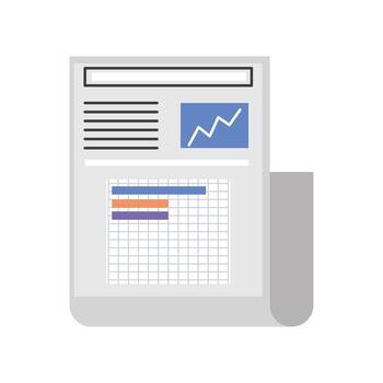 document presentation chart vector