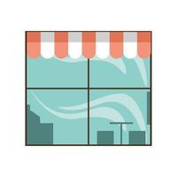 store front view vector