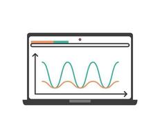 data digital analysis vector