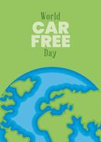 car free day cartel vector