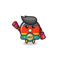 germany flag boxer mascot character vector