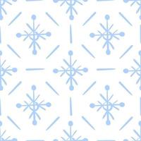 Seamless pattern with snowflake trellis vector