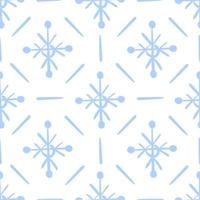 Seamless pattern with snowflake trellis vector