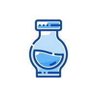 ink bottle filled line style icon vector
