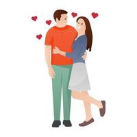 Trendy Lovers Concepts vector