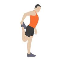 Stretch Muscle Exercise vector