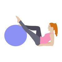 Workout Exercise Concepts vector