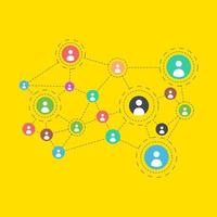 Social Networking Concepts vector