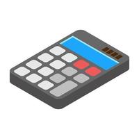 Trendy  Calculator Concepts vector