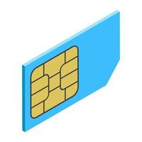 Sim Card Concepts vector