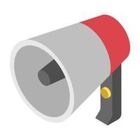 Trendy Megaphone Concepts vector