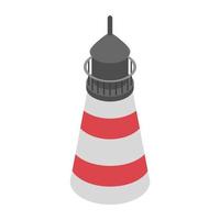 Trendy Lighthouse Concepts vector