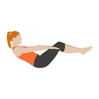 Tummy Exercise Concepts vector