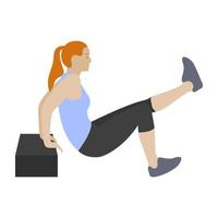 conceptos de flexiones vector