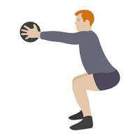 Ball Exercise Concepts vector