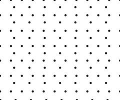 black and white polka dot pattern background vector