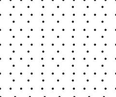 black and white polka dot pattern background vector