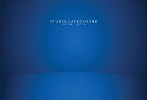 Empty blue studio room Backdrop. Light interior with copyspace for your creative project . Vector illustration EPS 10