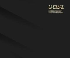 Fondo abstracto oscuro y sombra. plantilla de diseño negro moderno. ilustración vectorial. vector