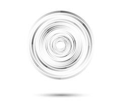 Abstract Lines in Circle Form. Geometric shape, Striped Spiral vector