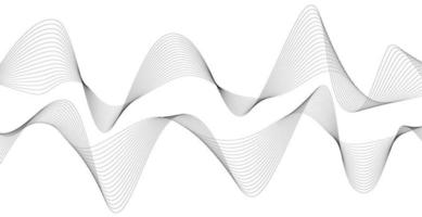 Abstract wavy stripes on a white background isolated. Wave line art, Curved smooth design. Vector illustration EPS 10.