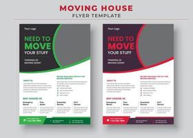 Moving House Flyer Templates, Need To Move Flyer, Moving Made Fast And Simple Flyer vector