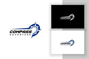 adventure logo design compass icon symbol