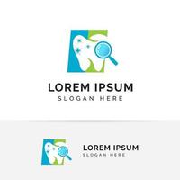 dental logo template. dental care icon symbol designs vector