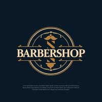 vintage Barbershop Logo Design