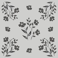 cut petals for the background vector